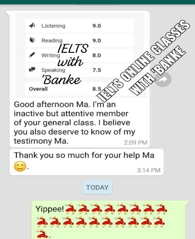 IELTS Testimonial 1